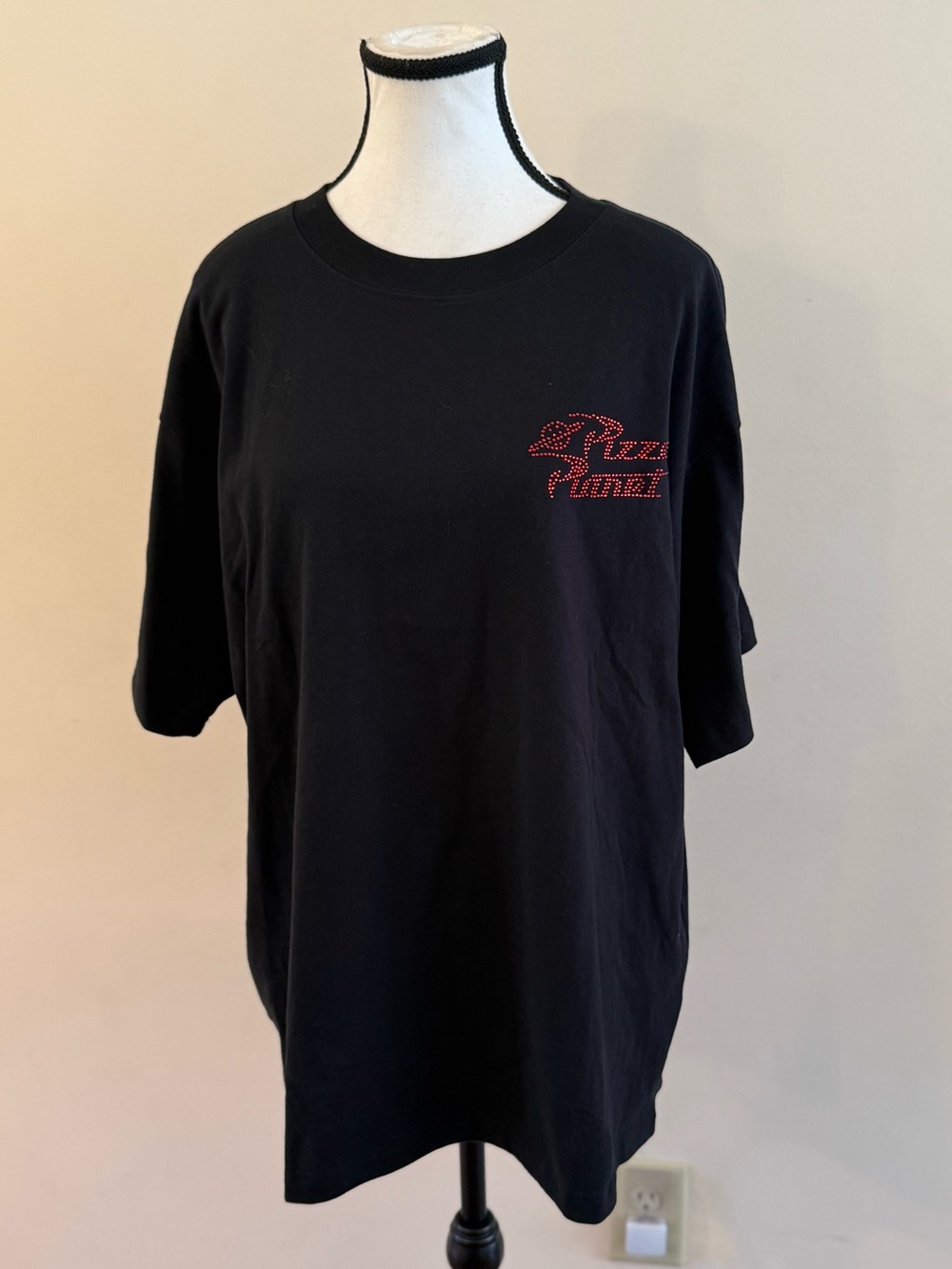 Disney / Pixar - Toy Story Pizza Planet Blinged out Black Short-Sleeve Men's Tee
